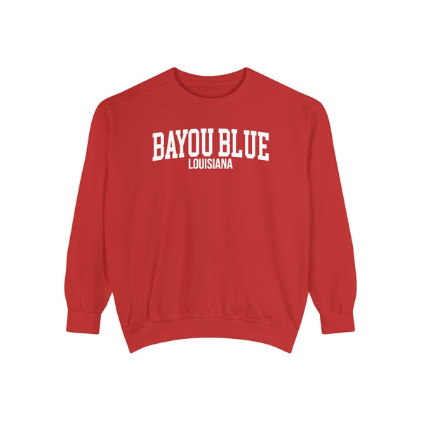 Bayou Blue Louisiana Comfort Colors Sweatshirt