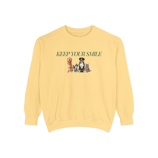 Keep Your Smile Comfort Colors Sweatshirt