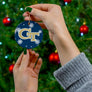 Georgia Tech Ceramic Ornaments