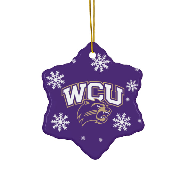 WCU Ceramic Ornaments