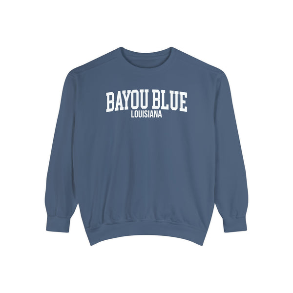 Bayou Blue Louisiana Comfort Colors Sweatshirt