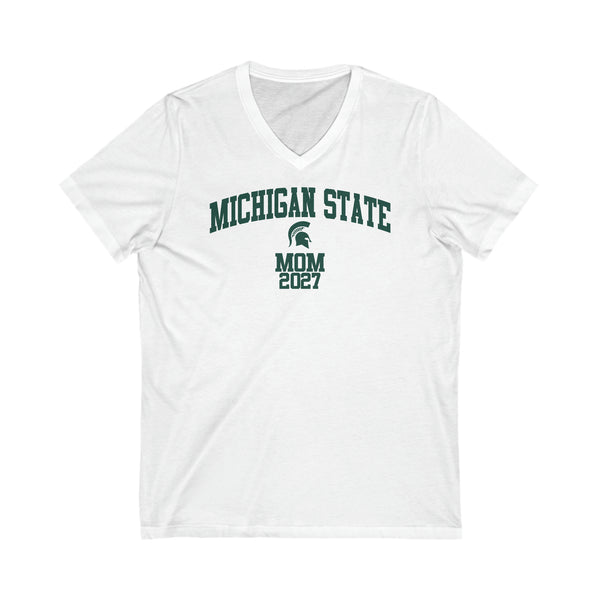 MSU Class of 2027 MOM V-Neck Tee