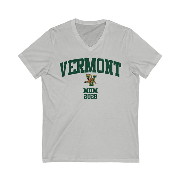 Vermont Class of 2028 MOM V-Neck Tee
