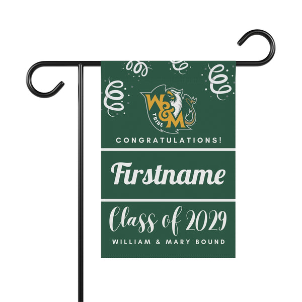 Personalized W&M 2029 Yard Flag