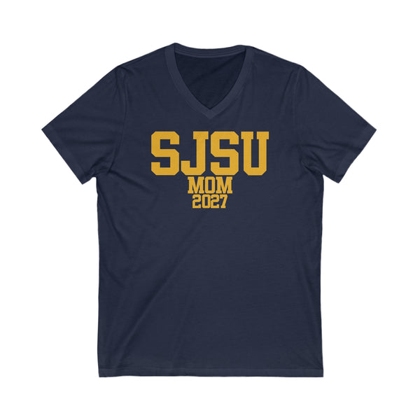 SJSU Class of 2027 MOM V-Neck Tee