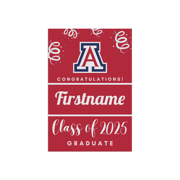 Personalized Arizona 2025 Graduate Yard Flag