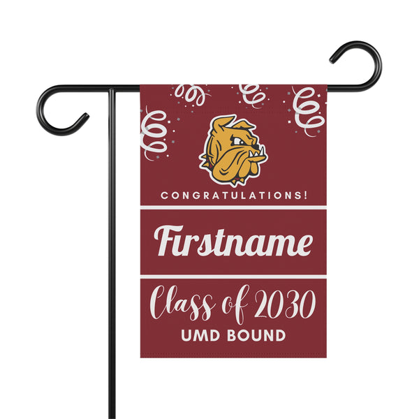 Personalized UMD 2030 Yard Flag