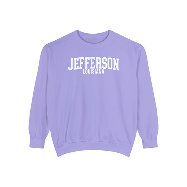 Jefferson Louisiana Comfort Colors Sweatshirt
