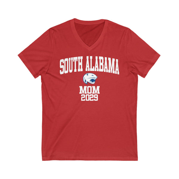 South Alabama 2029 MOM V-Neck Tee