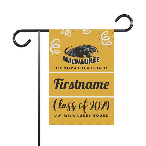 Personalized UW Milwaukee 2029 Yard Flag