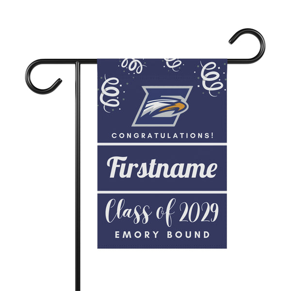 Personalized Emory 2029 Yard Flag