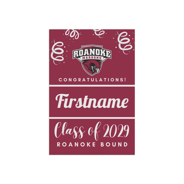 Personalized Roanoke 2029 Yard Flag