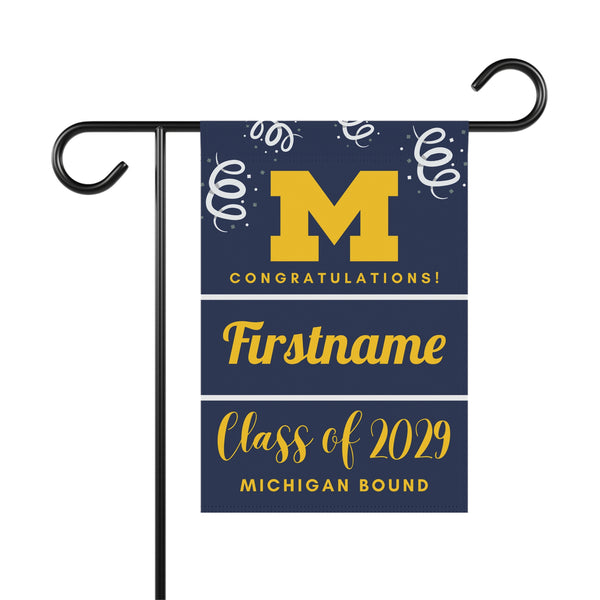 Personalized Michigan 2029 Yard Flag