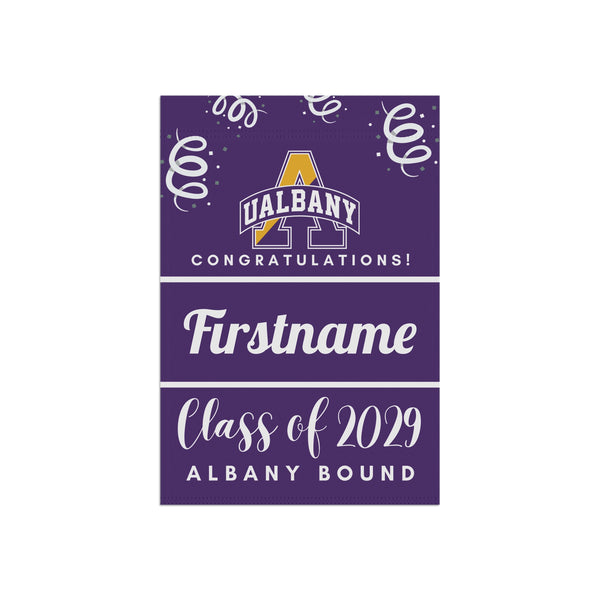 Personalized UAlbany 2029 Yard Flag