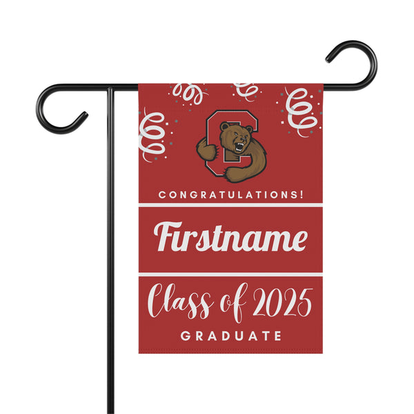Personalized Cornell 2025 Graduate Yard Flag