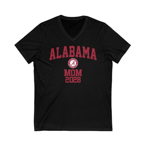 Alabama Class of 2028 MOM V-Neck Tee