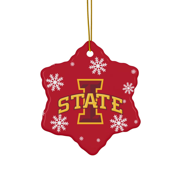 Iowa State Ceramic Ornaments