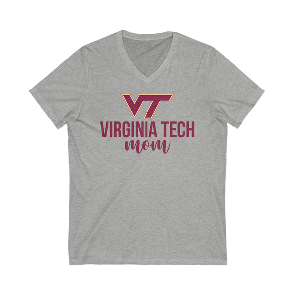Virginia Tech University MOM V-Neck Tee