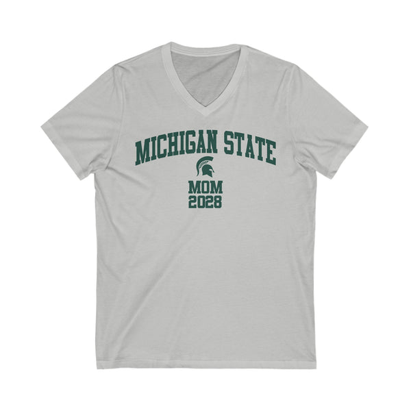 MSU Class of 2028 MOM V-Neck Tee
