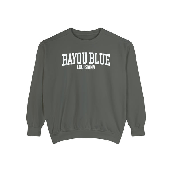 Bayou Blue Louisiana Comfort Colors Sweatshirt