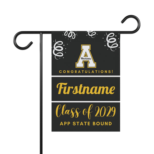 Personalized App State 2029 Yard Flag