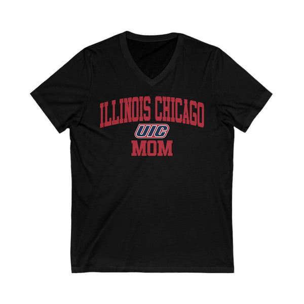 UIC MOM V-Neck Tee