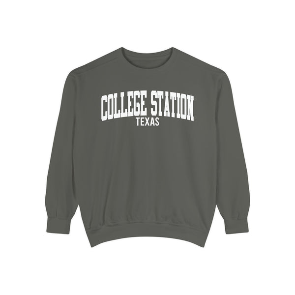 College Station Texas Comfort Colors Sweatshirt