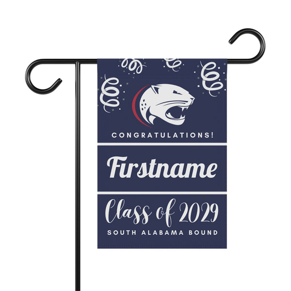 Personalized South Alabama 2029 Yard Flag