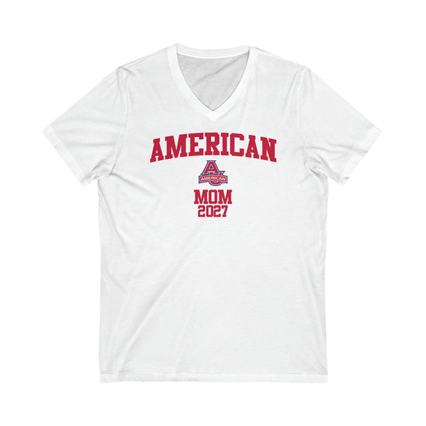 American Class of 2027 MOM V-Neck Tee