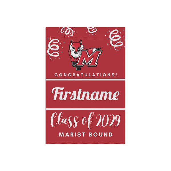 Personalized Marist 2029 Yard Flag