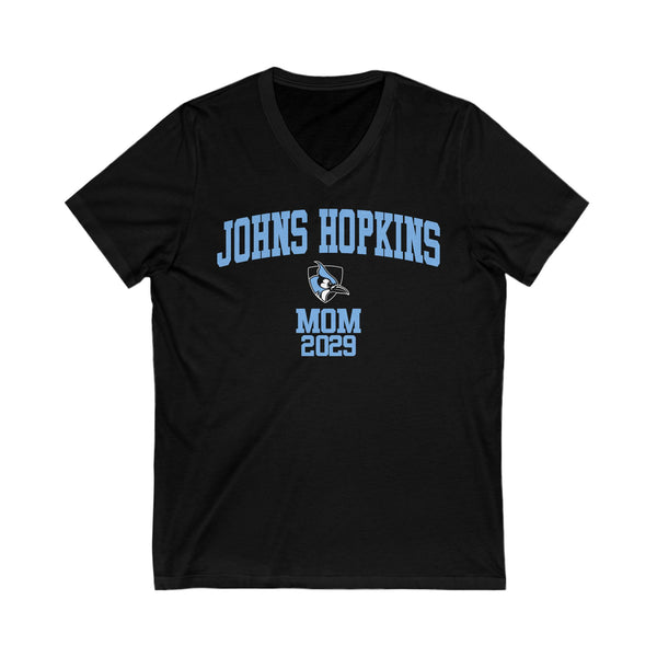 JHU 2029 MOM V-Neck Tee