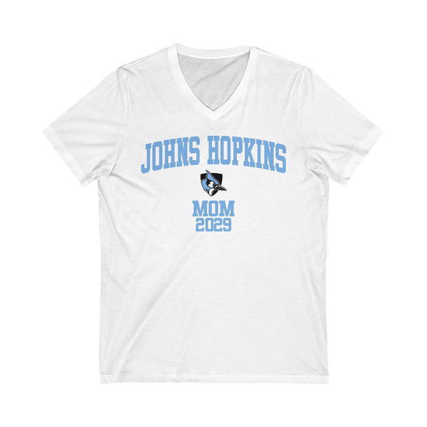 JHU 2029 MOM V-Neck Tee