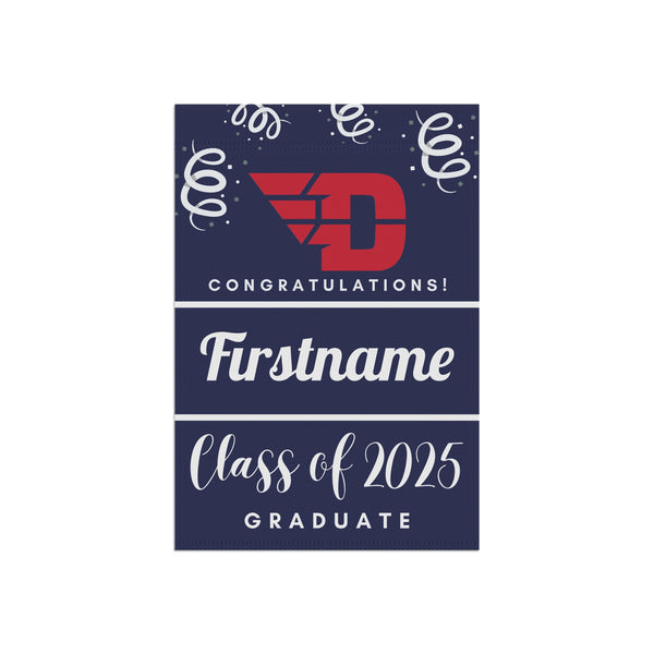 Personalized Dayton 2025 Graduate Yard Flag