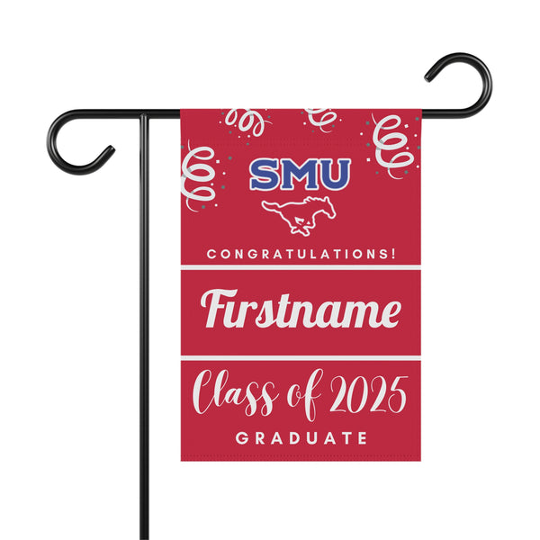 Personalized SMU 2025 Graduate Yard Flag