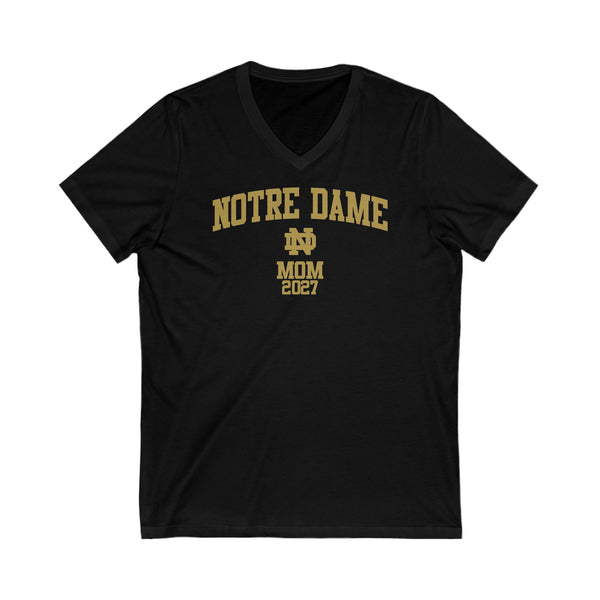 Notre Dame Class of 2027 MOM V-Neck Tee