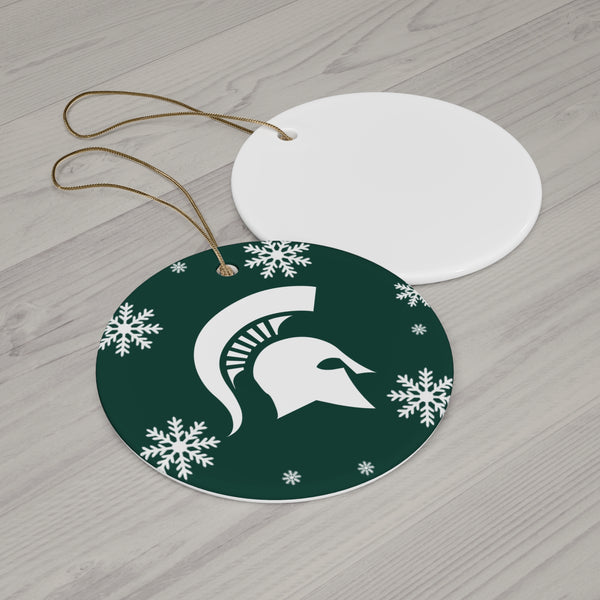 Michigan State Ceramic Ornaments