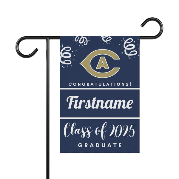 Personalized UC Davis 2025 Graduate Yard Flag