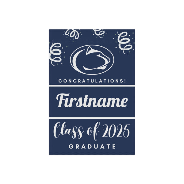 Personalized PSU 2025 Graduate Yard Flag