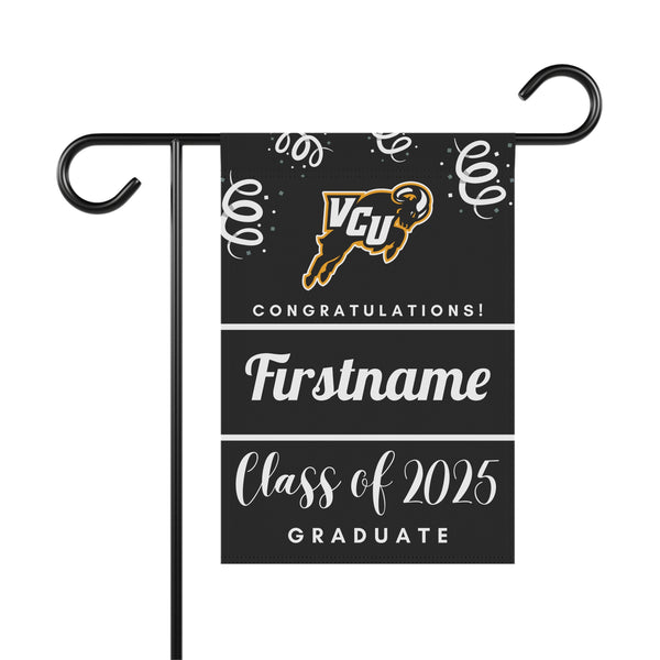 Personalized VCU 2025 Graduate Yard Flag