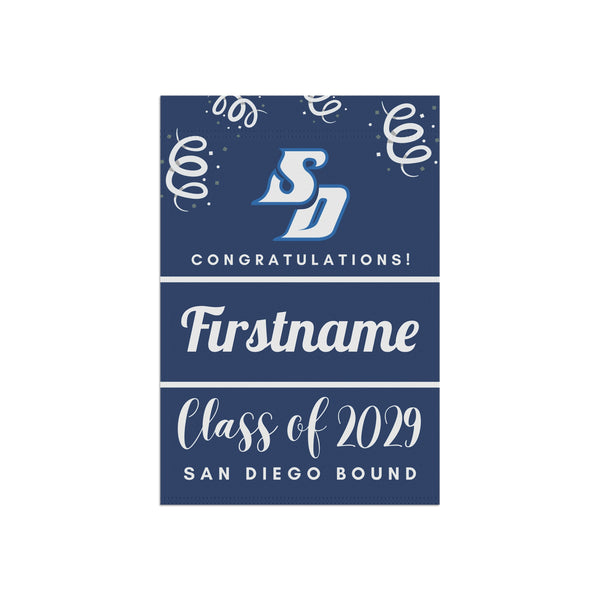 Personalized San Diego 2029 Yard Flag