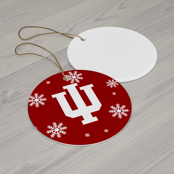 Indiana Christmas Ceramic Ornaments