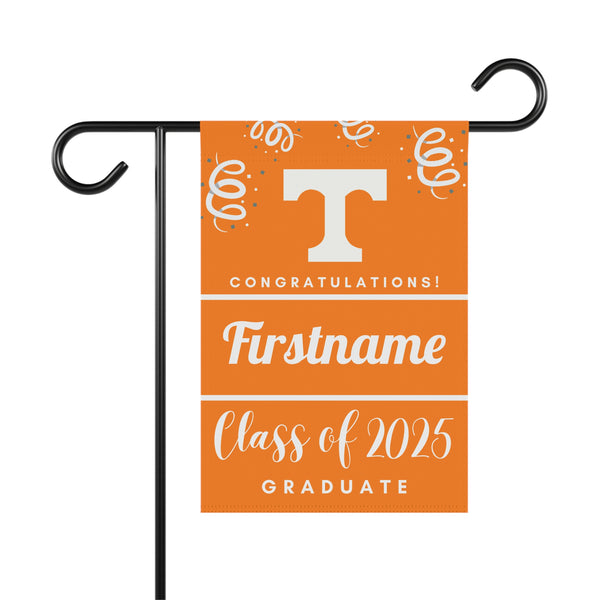 Personalized UTK 2025 Graduate Yard Flag