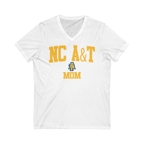 NC A&T MOM V-Neck Tee