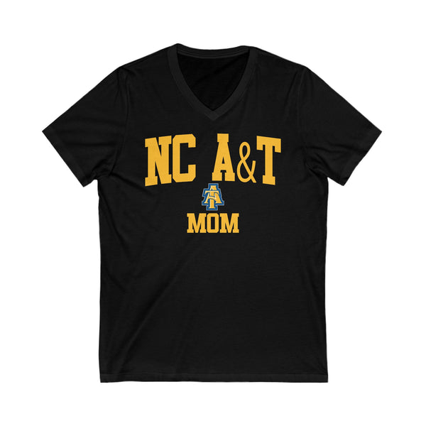 NC A&T MOM V-Neck Tee
