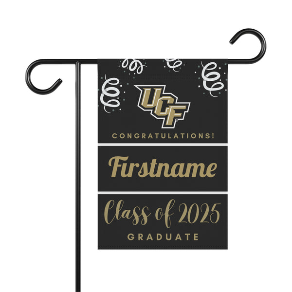 Personalized UCF 2025 Graduate Yard Flag