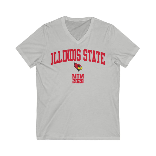 Illinois State Class of 2028 MOM V-Neck Tee