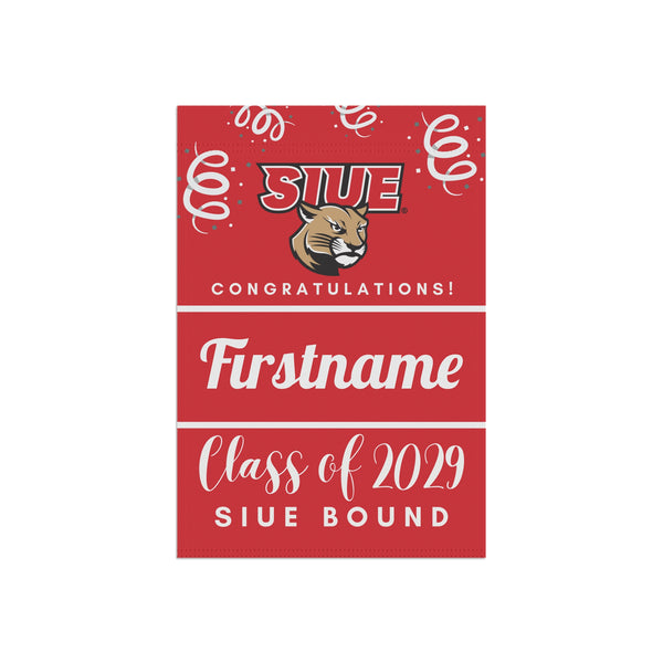 Personalized SIUE 2029 Yard Flag