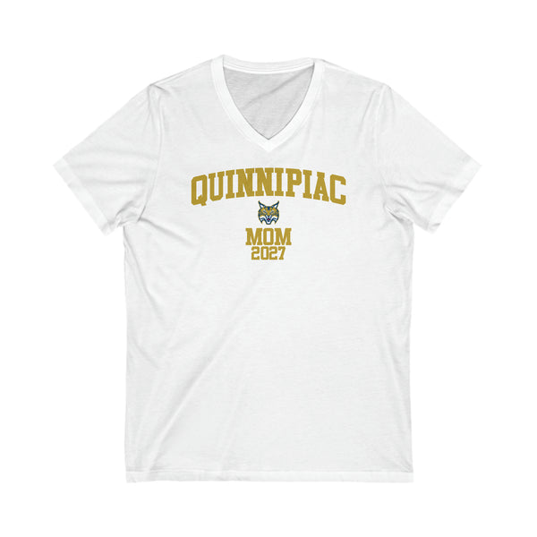 Quinnipiac Class of 2027 MOM V-Neck Tee