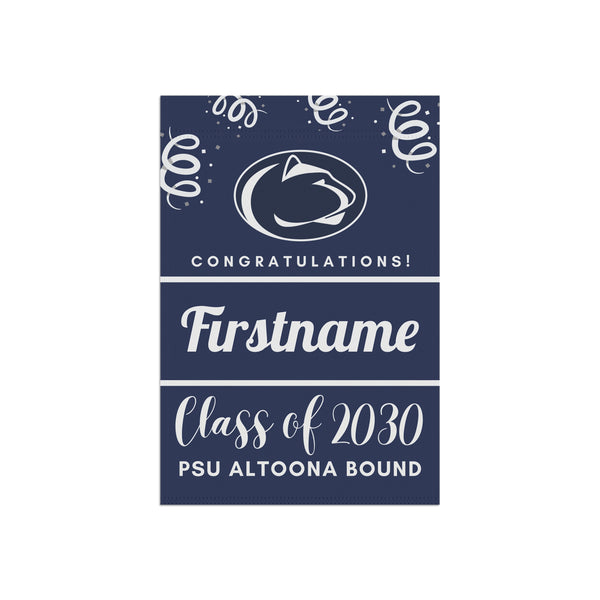 Personalized PSU Altoona 2030 Yard Flag
