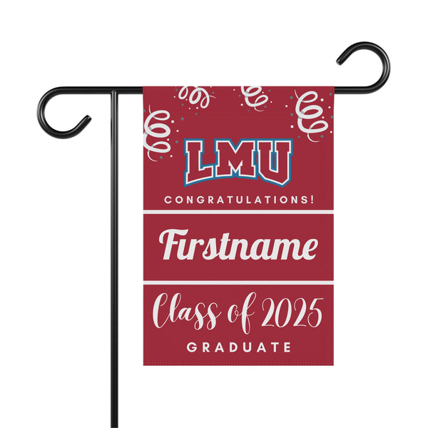 Personalized LMU 2025 Graduate Yard Flag